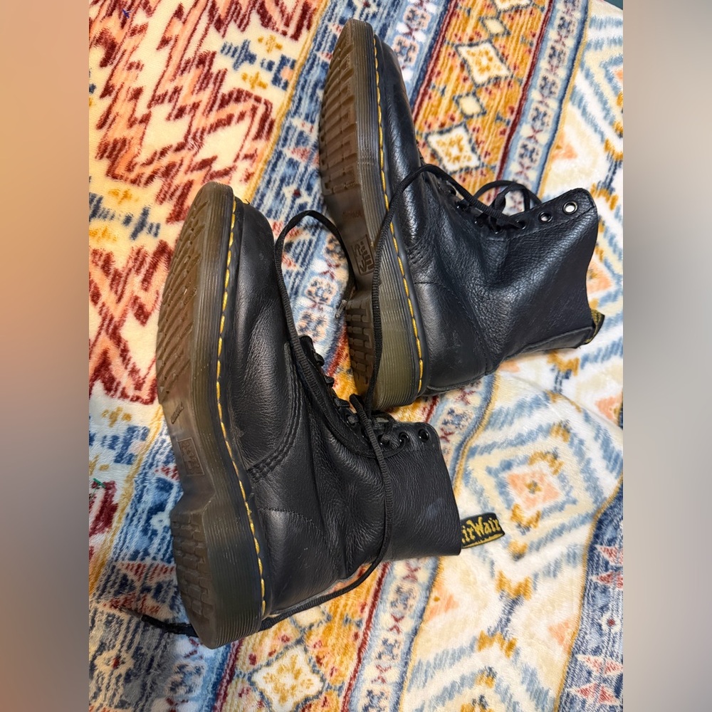 Dr. Martens Black Leather Boots